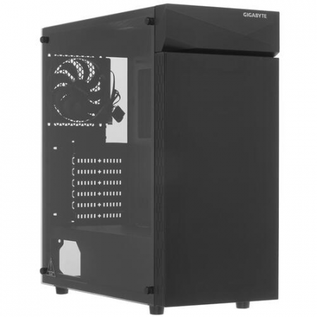 Корпус GIGABYTE C200 GLASS чёрный GB-C200G, фото , изображение 2