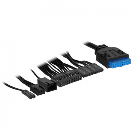 Корпус 1STPLAYER FIREBASE X4-M чёрный X4-M-BK-2F1P-1F1, фото , изображение 14