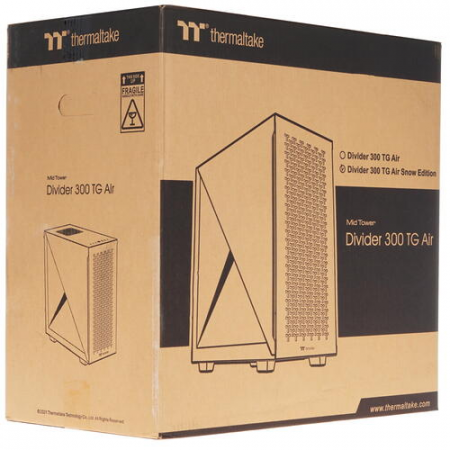 Корпус Thermaltake Divider 300 TG Air Snow белый CA-1S2-00M6WN-02, фото , изображение 14