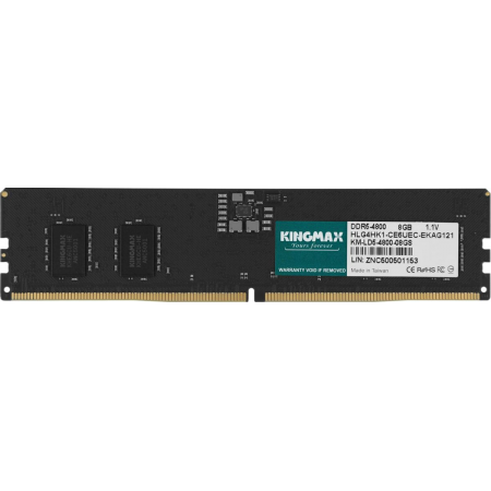 Память DDR5 8GB 4800MHz Kingmax KM-LD5-4800-8GS RTL PC5-38400 CL40 DIMM 288-pin 1.1В single rank Ret, фото 