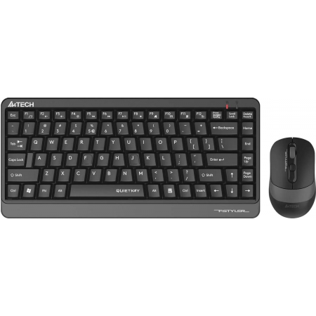 Клавиатура + мышь A4Tech Fstyler FGS1110Q клав:черный/серый мышь:черный/серый USB беспроводная Multimedia, фото 