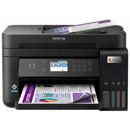 МФУ струйный Epson L6270 (C11CJ61507/C11CJ61407) A4 Duplex Net WiFi черный, фото 