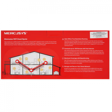 MESH-комплект Mercusys Halo H30 (3-pack), фото , изображение 8