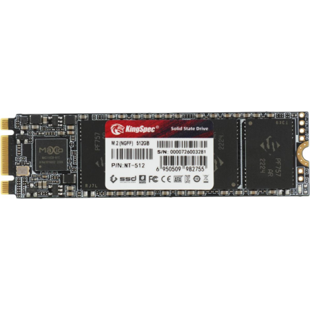 Накопитель SSD Kingspec SATA III 512Gb NT-512 M.2 2280, фото 