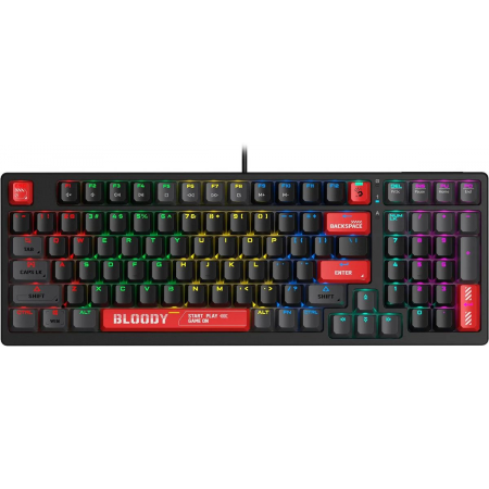 Клавиатура A4Tech Bloody S98 механическая красный USB for gamer LED (S98 RED), фото 