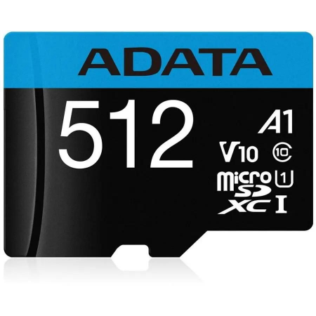 Карта памяти MICRO SDXC 512GB AUSDX512GUICL10A1-RA1 ADATA, фото 