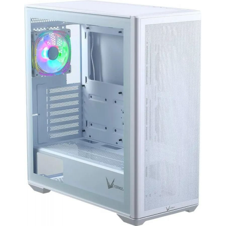 Корпус Formula Air Power G5 Plus белый без БП ATX 1x120mm 2xUSB2.0 1xUSB3.1 audio bott PSU, фото 