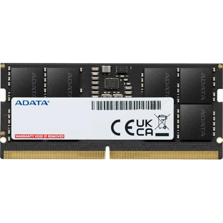 Memory Module ADATA DDR5 Общий объём памяти 64Гб Module capacity 32Гб Количество 2 4800 МГц Множитель частоты шины 40 1.1 В черный AD5S560016G-S, фото 