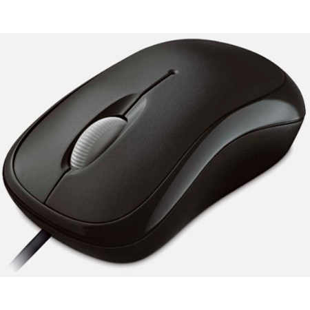 Мышь проводная Microsoft Basic Optical Mouse (P58-00057) чёрный, фото 