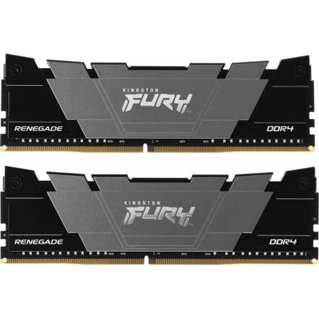 Память DDR4 2x16GB 3200MHz Kingston KF432C16RB12K2/32 Fury Renegade Black RTL PC4-25600 CL16 DIMM 288-pin 1.35В dual rank Ret, фото 