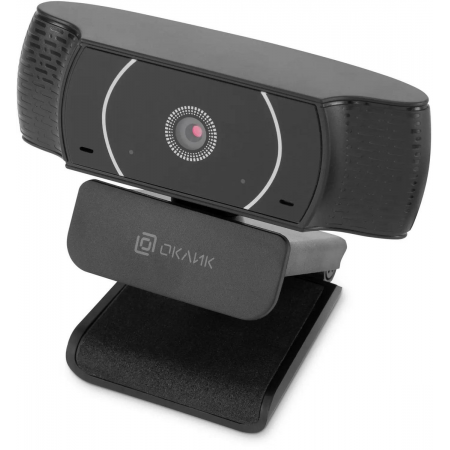 Камера Web Оклик OK-C016HD черный 1Mpix (1280x720) USB2.0 с микрофоном, фото 