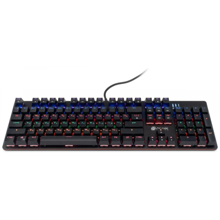 Клавиатура Оклик 990 G2 механическая черный USB Multimedia for gamer LED (1875240), фото 
