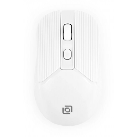 Мышь Оклик 509MW white белый оптическая (1600dpi) беспроводная USB для ноутбука (3but), фото 