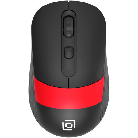Мышь беспроводная Oklick 310MW (1869093) красный, чёрный, фото 