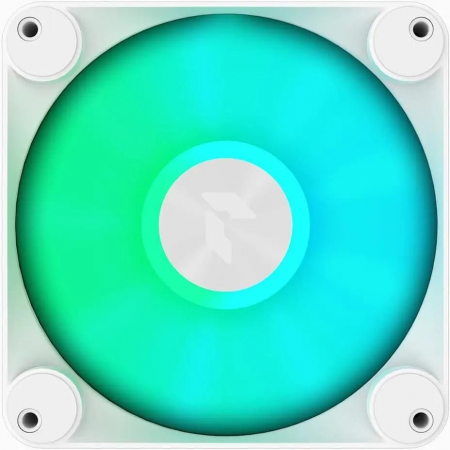 Вентилятор Aerocool APNX FP1-120 PWM ARGB White 120x120mm 4-pin 15-33dB 160gr LED Ret, фото 