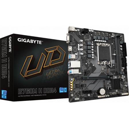 Материнская плата Gigabyte B760M H DDR4, фото 