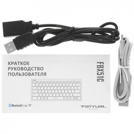 Клавиатура беспроводная A4Tech Fstyler FBX51C 1678116, фото , изображение 6