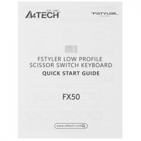 Клавиатура проводная A4Tech Fstyler FX50 1678040, фото , изображение 6