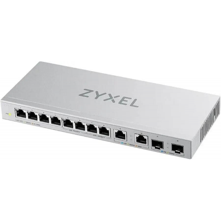 Коммутатор Zyxel XGS1010-12-ZZ0102F 8x1Гбит/с 2x2.5Гбит/с 2SFP+ неуправляемый, фото 