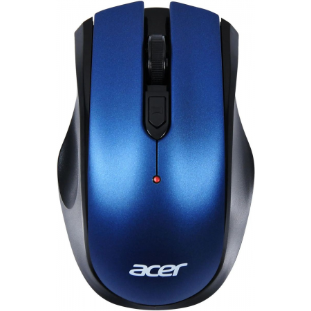 Мышь Acer OMR031 черный/синий оптическая (1600dpi) беспроводная USB (4but), фото 