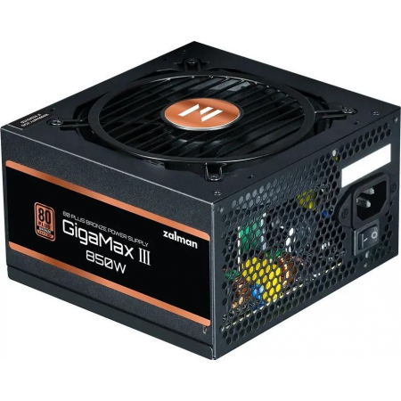 Блок питания Zalman ZM850-GV3, 850W, ATX12V v3.0, Gen 5.0, APFC, 12cm Fan, 80+ Bronze, Retail, фото 