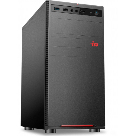Компьютер  IRU Home 310H6SE MT i3 12100 (3.3) 8Gb SSD256Gb UHDG 730 Free DOS GbitEth 400W черный (1994638), фото 
