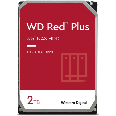 Жесткий диск WD SATA-III 2TB WD20EFPX NAS Red Plus (5400rpm) 64Mb 3.5, фото 