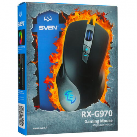 Мышь проводная SVEN RX-G970 (SV-016401) Чёрный, фото , изображение 11