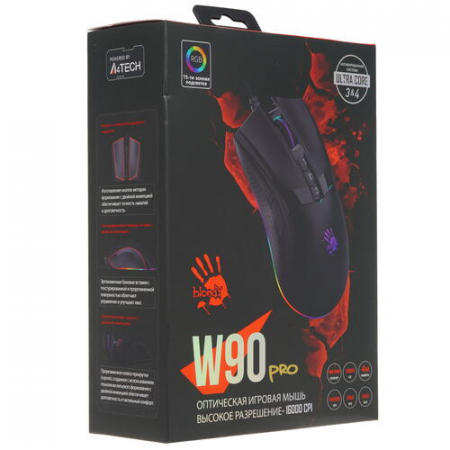 Мышь проводная A4Tech Bloody W90 PRO Чёрный, фото , изображение 8