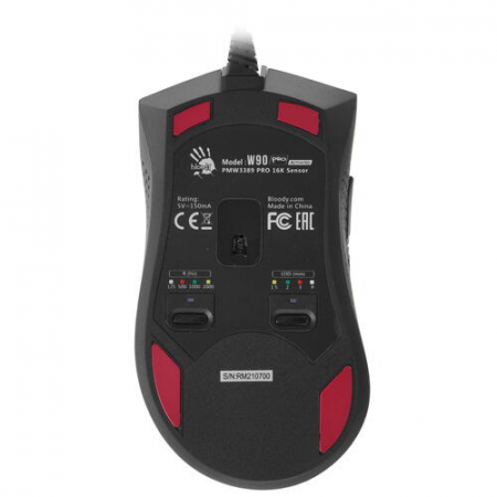 Мышь проводная A4Tech Bloody W90 PRO Чёрный, фото , изображение 4