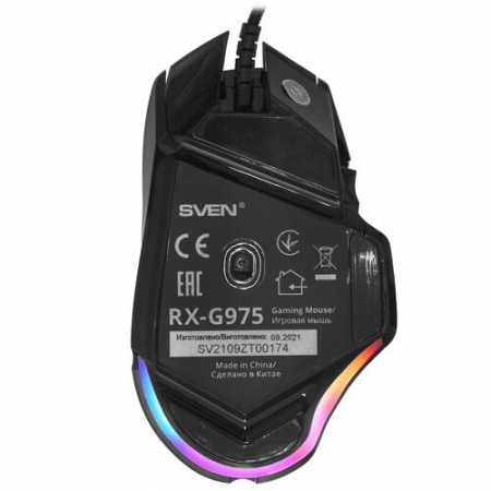 Мышь проводная SVEN RX-G975 (SV-020798) Чёрный, фото , изображение 9