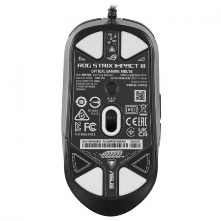 Мышь проводная ASUS ROG Strix Impact III (90MP0300-BMUA00) Чёрный, фото , изображение 7