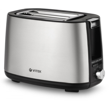 Тостер Vitek VT-7170 (MC) серебро/черный, фото 