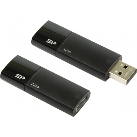 Носитель информации Silicon Power USB Drive 32Gb Ultima U05 SP032GBUF2U05V1K {USB2.0, Black}, фото 
