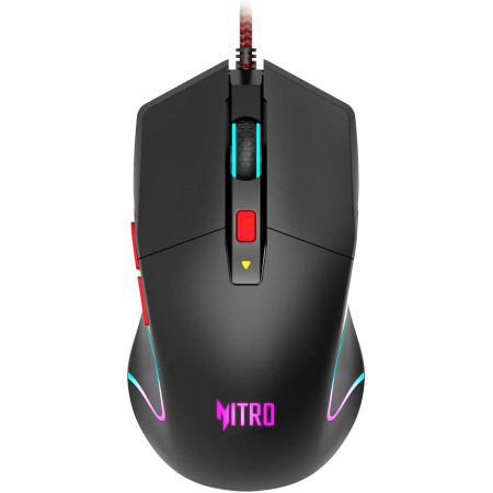 Мышь Acer Nitro OMW301 черный оптическая (7200dpi) USB (6but), фото 
