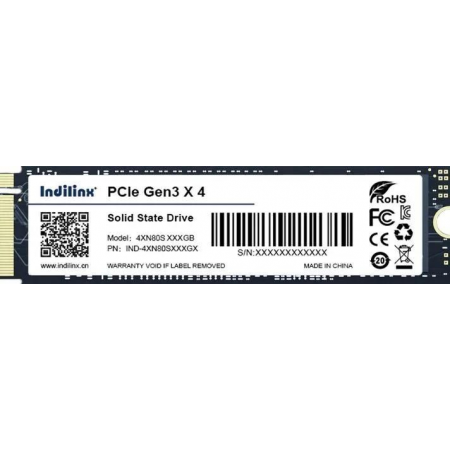 Накопитель SSD Indilinx 1Tb M.2 2280 NVME PCI-E (IND-4XN80S001TX), фото 