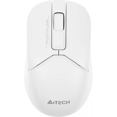 Мышь A4Tech Fstyler FB12 белый оптическая (1200dpi) беспроводная BT/Radio USB (3but), фото 
