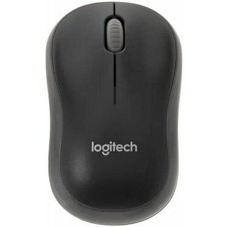 Мышь Logitech M186 черный/серый оптическая (1000dpi) беспроводная USB2.0 (2but), фото 