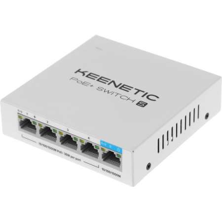 PoE коммутатор Keenetic PoE+ Switch 5 (KN-4610), фото 