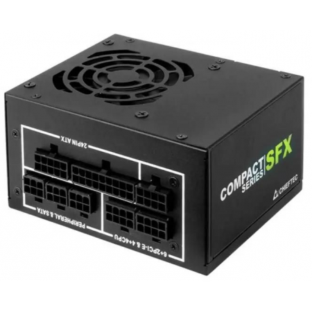 Блок питания Chieftec Compact CSN-450C (ATX 2.3, 450W, SFX, Active PFC, 80mm fan, 80 PLUS GOLD, Full Cable Management) Retail, фото 