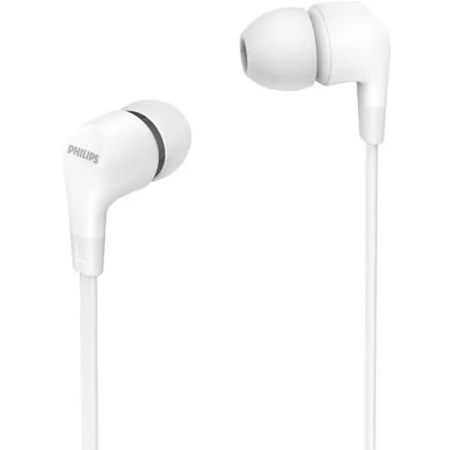 Гарнитура вкладыши Philips TAE1105WT/00 1.2м белый проводные в ушной раковине, фото 