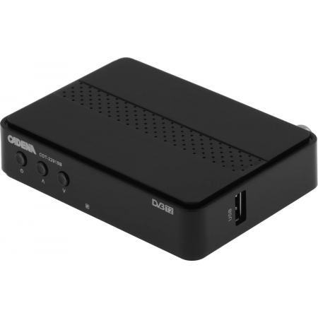 Ресивер DVB-T2 Cadena CDT-2291SB черный, фото 