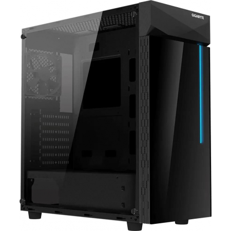 Корпус Gigabyte C200 GB-C200G черный без БП ATX 5x120mm 4x140mm 2xUSB3.0 audio bott PSU, фото 