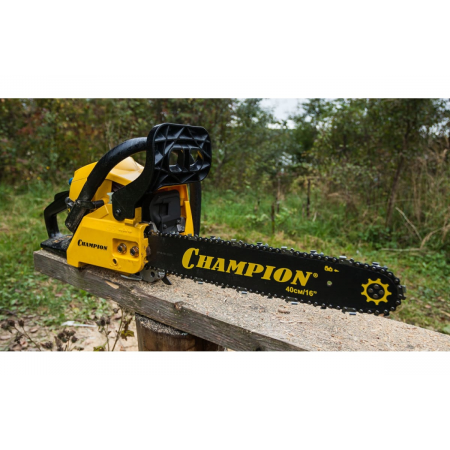 Бензопила CHAMPION 237-16''-3/8-1.3-56 1.5кВт легкий старт 4.7кг, фото , изображение 8