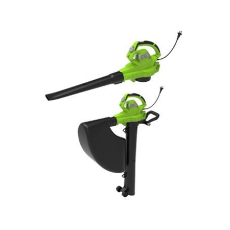 Воздуходувка-пылесос садовый электрический Greenworks BL3000, 220 В, 3000 Вт [2406507], фото , изображение 4