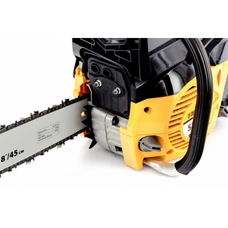 Пила цепная бензиновая DS-5218, шина 45 см, 52см3, 3 л.с., шаг 0,325, паз 1,5 мм, 72 зв// Denzel, фото , изображение 4