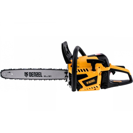 Пила цепная бензиновая DS-5218, шина 45 см, 52см3, 3 л.с., шаг 0,325, паз 1,5 мм, 72 зв// Denzel, фото , изображение 7