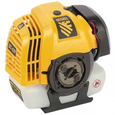 Триммер DENZEL DT 43S  бензиновый 43см3 2.5 лс. разъемная штанга состоит из 2 частей, фото , изображение 2