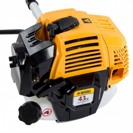 Триммер бензиновый DR-43S, 43 см3, разъемная штанга, состоит из 2 частей// Denzel, фото , изображение 3