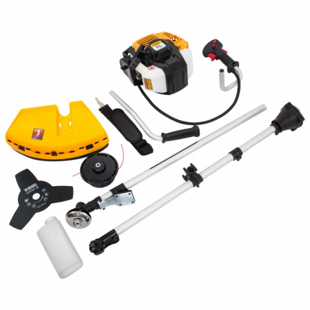 Триммер бензиновый DR-43S, 43 см3, разъемная штанга, состоит из 2 частей// Denzel, фото , изображение 4